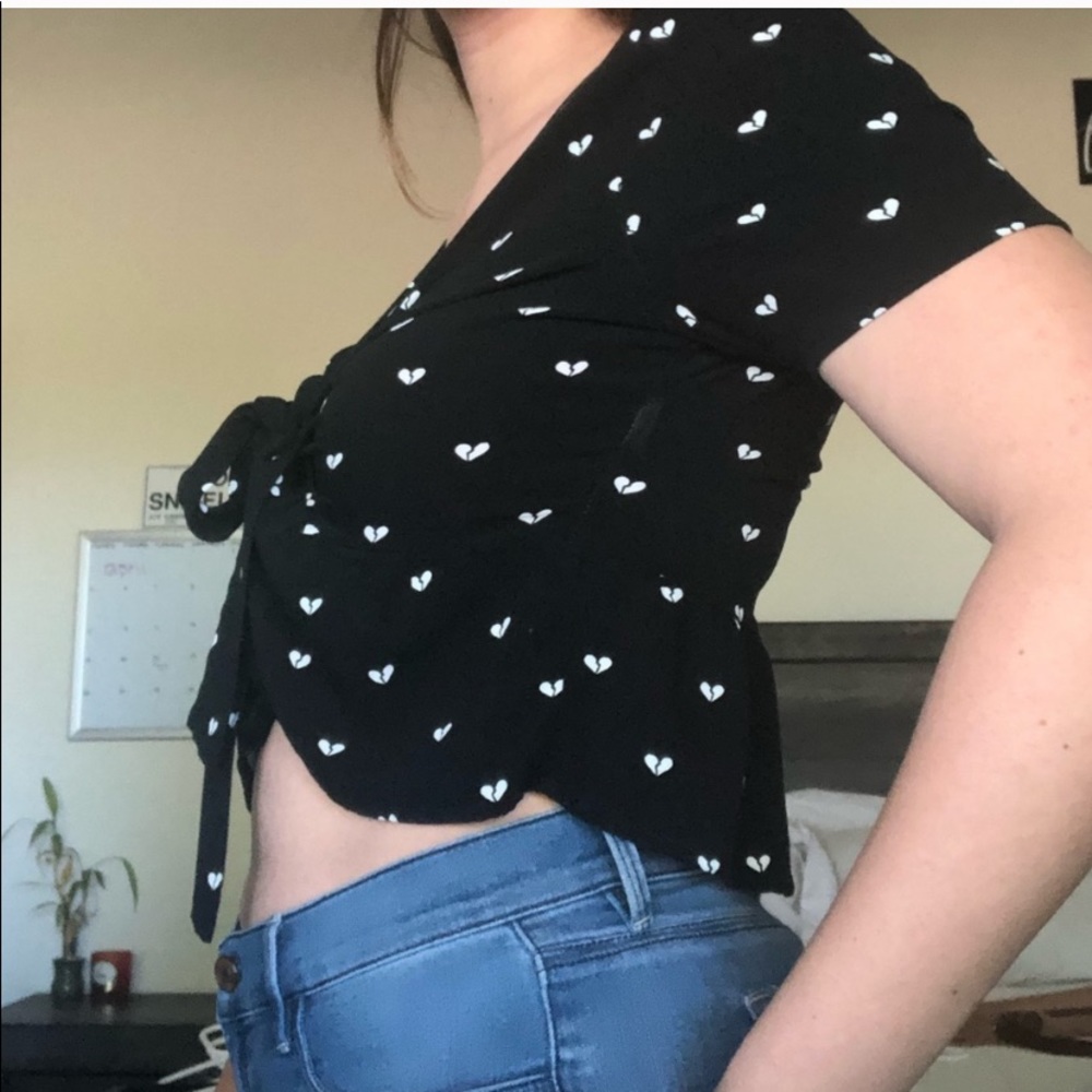 Pacsun Tie Front Top